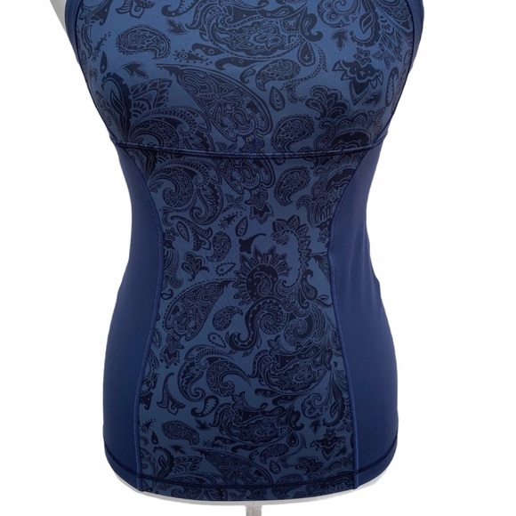 Lululemon Energy Tank in Paisley Inkwell size 2 - Picture 9 of 13